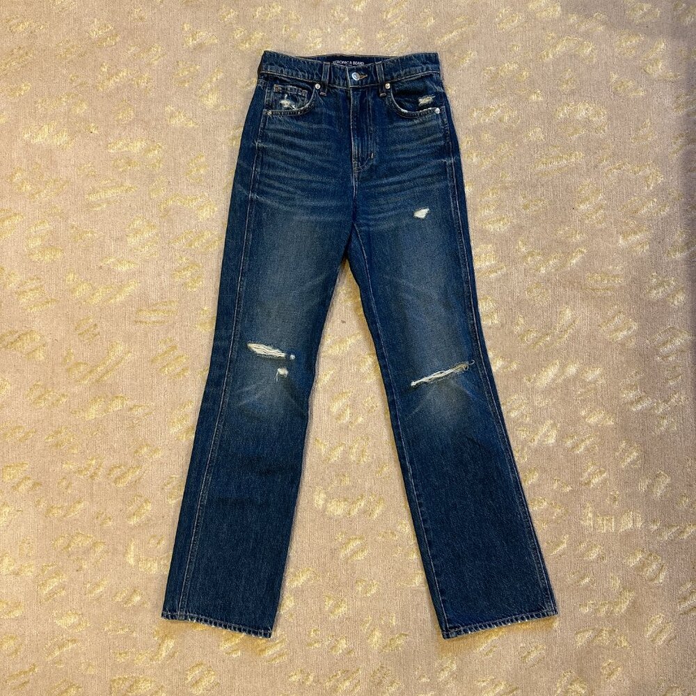 Veronica Beard Dylan Straight Leg Jean